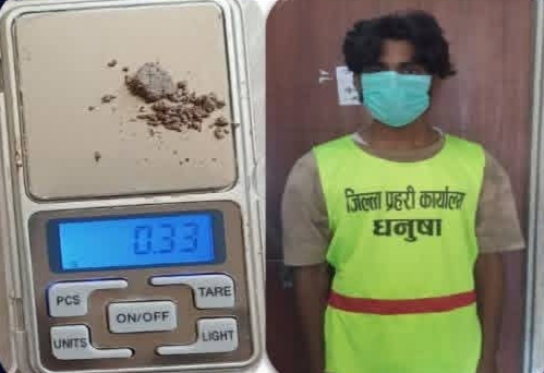 ०.३३ ग्राम ब्राउन सुगरसहित एक जना पक्राउ