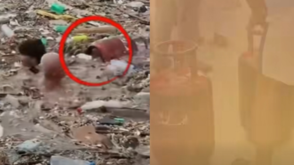 बाढीपीडित रोइरहँदा सामान लुट्न तँछाडमछाड